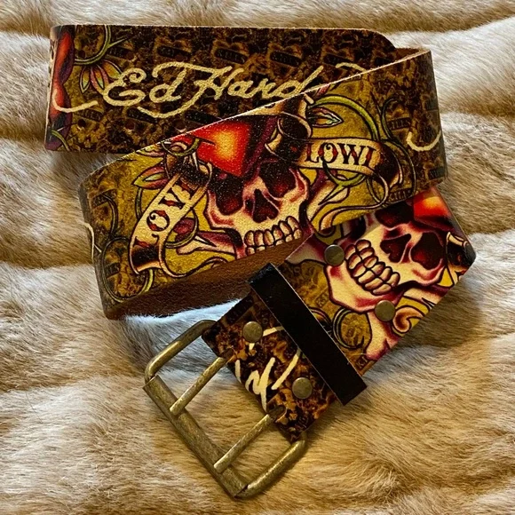 Ed Hardy | Accessories | Ed Hardy Vintage Leather Belt  display picture 1